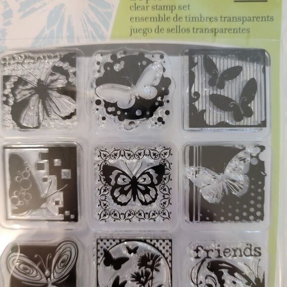 TRAVELER DESTINATIONS & TRAVEL CORNER DESIGNS Clear Cling Stamps Lot of 2 Pkgs - Picture 2 of 12